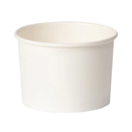 Креманка 250 мл, d93хh65 мм, без окна, без крышки, бел., карт., 50 шт/упак