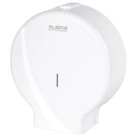 Диспенсер для туалетной бумаги LAIMA PROFESSIONAL ORIGINAL (Система T1), БОЛЬШОЙ, белый, (605768)