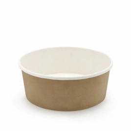 Контейнер бумажный 380 мл d=110мм,h=60мм крафт Tambein ECO(50/уп)