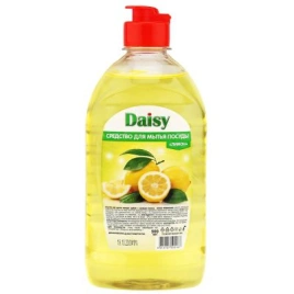 Средство для мытья посуды 500мл DAISY "Лимон", флип-топ, МИНПРОМТОРГ