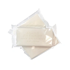 Мыло туалетное Детское 100гр в обертке флоу-пак 1/88 шт