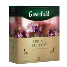 Чай GREENFIELD (Гринфилд)«Spring Melody» черный Спринг Мелоди (1,5гр*100п)