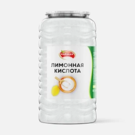 Лимонная кислота 1 кг, пластиковая банка, NARMAK