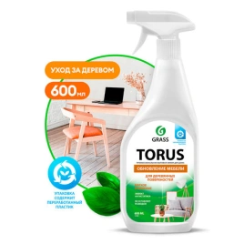 Очиститель мебели с полирующим эффектом "TORUS " (ФЛАКОН 600МЛ) АНТИПЫЛЬ GRASS/8 ШТ 219600