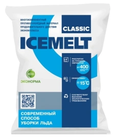 АЙСМЕЛТ КЛАССИК (Бионорд) 25 кг, Реагент антигололедный, гранулы до -15 С, мешок