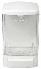 Дозатор для жидкого мыла LAIMA, НАЛИВНОЙ, 1 л, белый, ABS-пластик, 601794