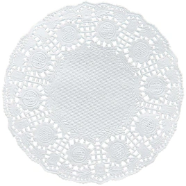Салфетки ажурные d220 мм, бел., бум., 250 шт/упак DЕCО-22W