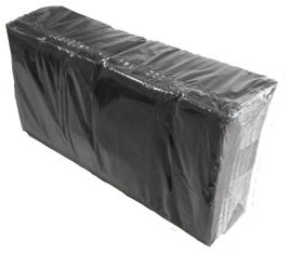 Салфетка бум 33*33 2 сл. 200л черн/9 СТАНДАРТ