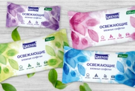 Салфетки влажные "Освежающие" без клапана GRENDY