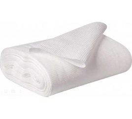 Ткань х/б вафельная отбеленная ш. 45см пл.140 г/м2-60м Азия