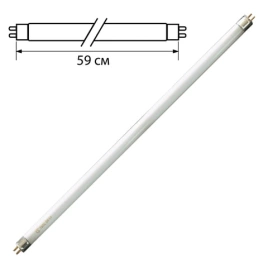 Лампа люминесцентная OSRAM L18/765, 18 Вт, цоколь G13, в виде трубки, длина 59 см, днев.белый