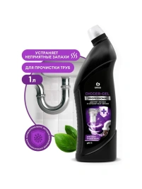 Средство щелочное для прочистки канализационных труб "Digger-gel" Professional 1л GRASS 125569