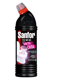 Чистящее средство 750 г, SANFOR WC gel (Санфор гель) "Special Black", 1896, 601978