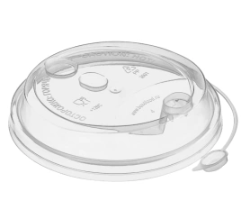 Крышка для стакана d 90мм с пробивным слотом,заглушкой, прозр.,50шт 3001П (Bubble cup)