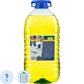 Средство для мытья посуды "Золушка" Лимон, бутылка ПЭТ, 5000