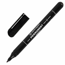 Маркер перманентный CENTROPEN 2846, ЧЕРНЫЙ, тонкий наконечник, 1 мм