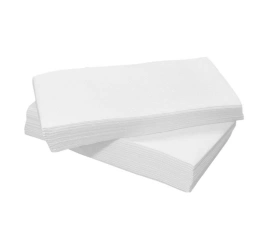 Салфетки 30х30 мм 2-сл., бел., бум., 200 шт/упак  РОССИЯ 1/8 сложение