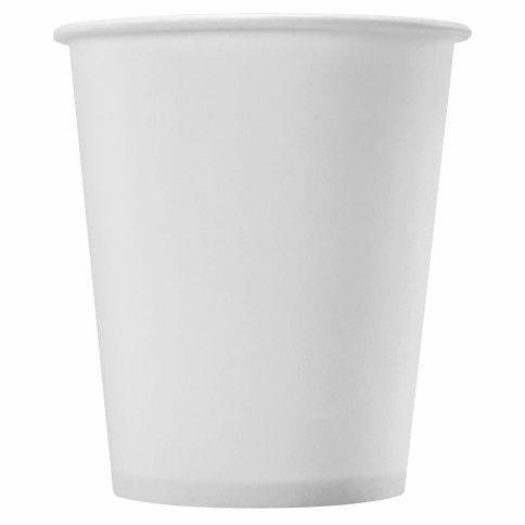 Стакан бумажный для горячих напитков 250 мл, белый 1/50 фото 1