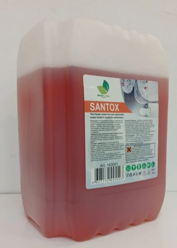 Средство чистящее для удаления известкового налета и ржавчины "Santox" 5л фото 4