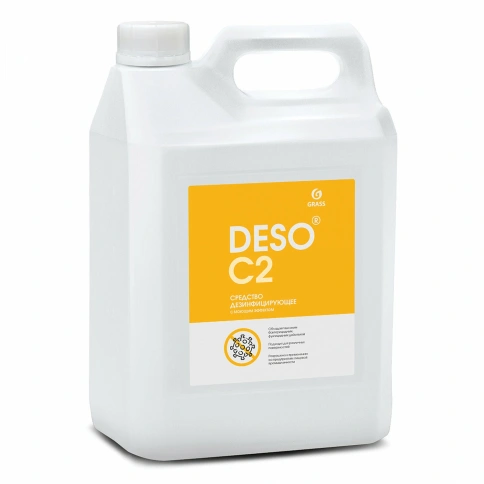 GRASS DESO C2, 5 л, Средство дезинфицирующее с моющим эффектом на основе ЧАС, 125585 фото 1