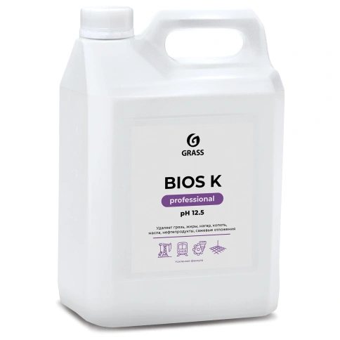 АКЦИЯ! Средство моющее 5,6 кг GRASS BIOS K для промышленного оборуд, щелочное, концентрат 125196 фото 1