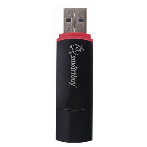 Флеш-диск 16 GB, SMARTBUY Crown, USB 2.0, черный, SB16GBCRW-K фото 4