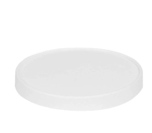 Крышка к контейнеру d102хh16 мм, бел., карт., 30 шт/упак "OSQ" Round bowl 300-500 White 450 шт/кор фото 1