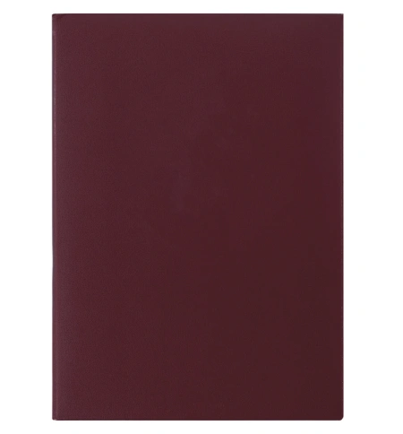 Папка адресная бумвинил без надписи, формат А4, бордовая, индивидуальная упаковка, STAFF "Basic", 12 фото 1
