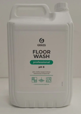 Средство для мытья пола 5,1 кг GRASS FLOOR WASH, нейтральное, низкопенное, концентрат, 125195 фото 2