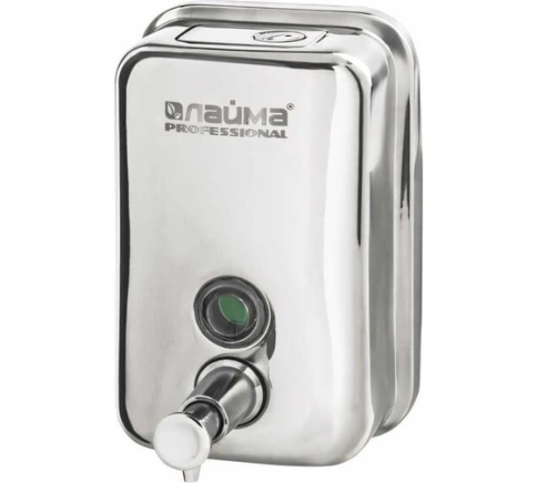 Дозатор для жидкого мыла LAIMA PROFESSIONAL INOX, 0,5 л, нержавеющая сталь, зеркальный, 605394 фото 2