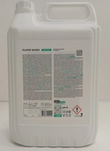 Средство для мытья пола 5,1 кг GRASS FLOOR WASH, нейтральное, низкопенное, концентрат, 125195 фото 3