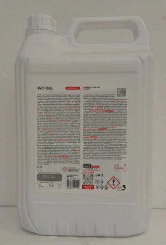 Средство для чистки сантехники "WC-gel" (канистра 5,3 кг) GRASS 125203 фото 3