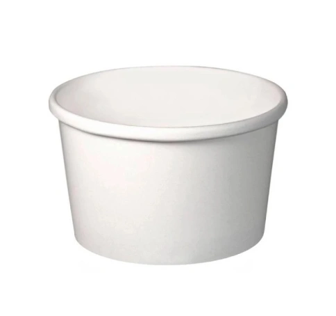 Креманка бумажная 165 мл d=87мм, h=47мм белая 1/50 фото 1