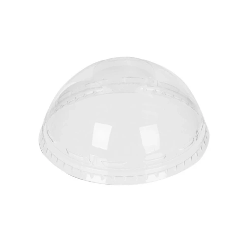 Крышка для креманки 165 мл PET d=87 купольная без отверстия 1/50 фото 1