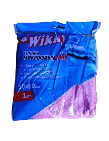 Тряпка из микрофибры Wikky д/пола (50*60) 1шт./40 фото 1