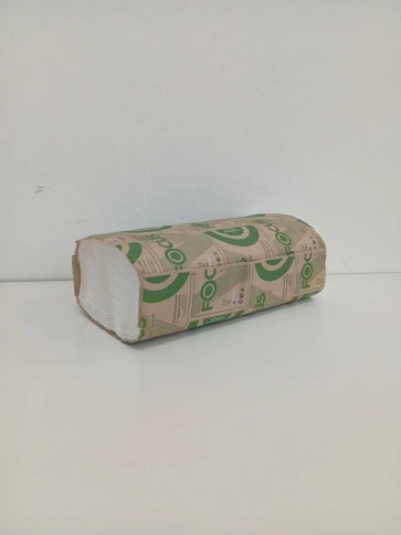 #Полотенца бумажные для диспенсеров 230*205мм 1-сл. V сложения 200л. "Focus" Eco /15 упак/кор5083743 фото 5