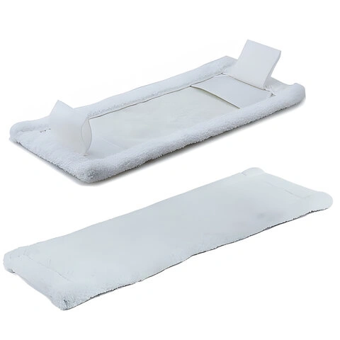 Насадка МОП плоская для швабры/держателя 50 см, уши/карманы (ТИП У/К), микрофибра, "Экомоп", 600507 фото 1